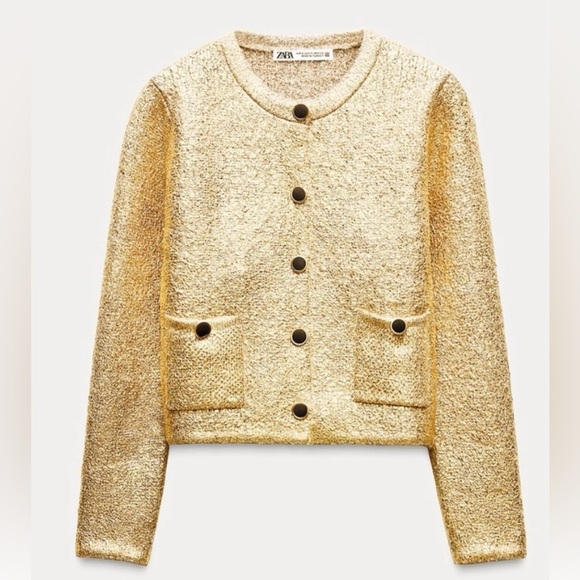 ZARA NWT blogger fav FOIL KNIT CARDIGAN SIZE S
🚨FIRM PRICE NO DISCOUNT - Picture 9 of 14